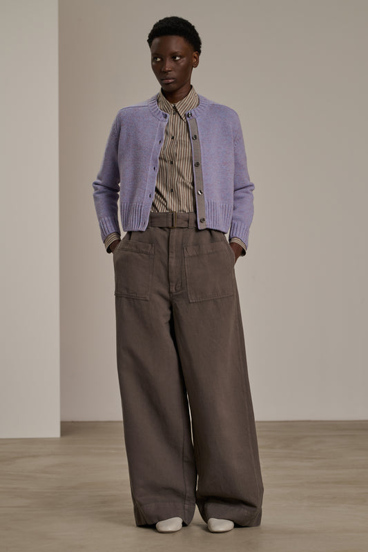 Trousers Vagabond - Parma Grey - Cotton - Women