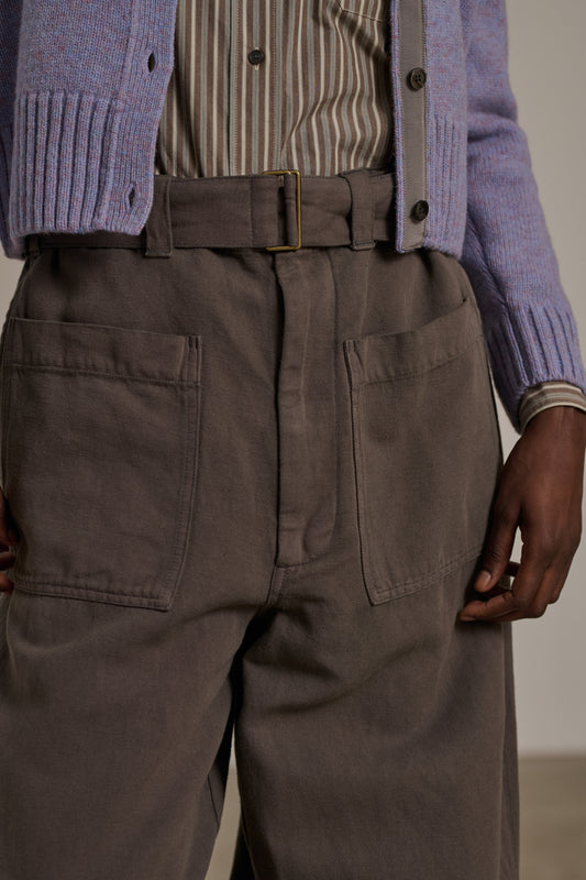 Trousers Vagabond - Parma Grey - Cotton - Women
