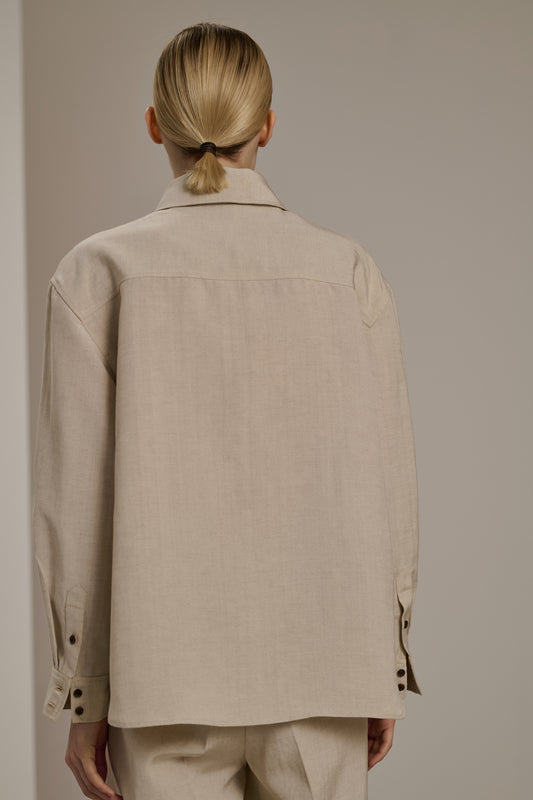 Bruxelles Shirt - Sand - Women