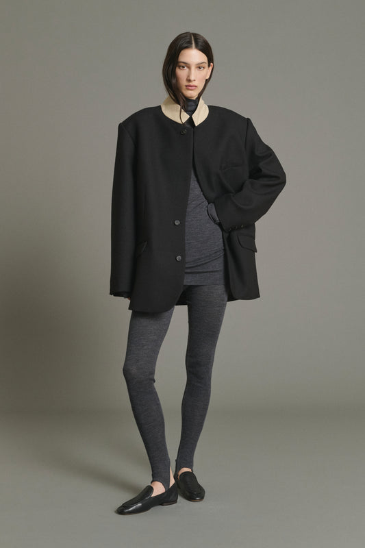 Jen Legging - Anthracite Grey - Wool - Women