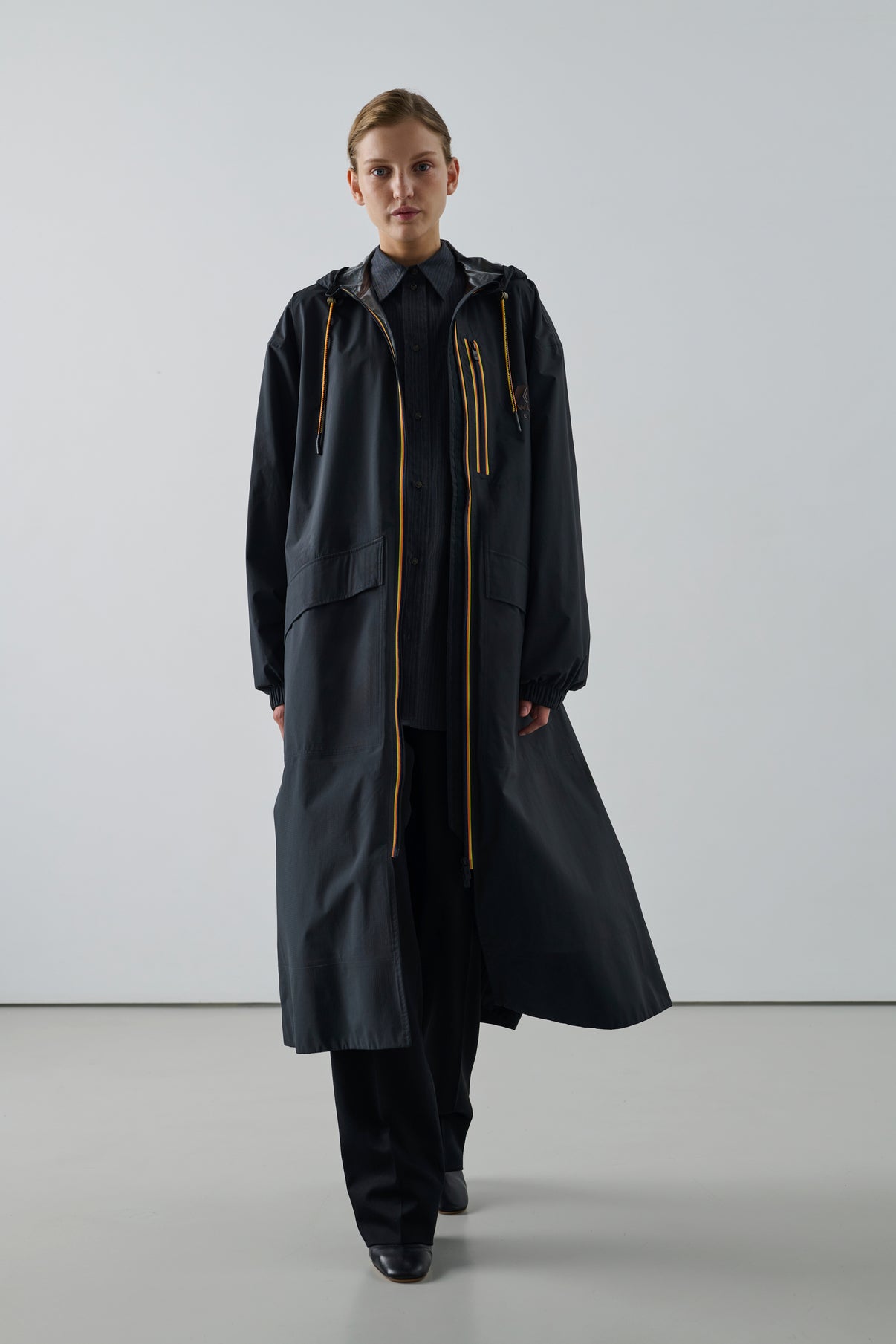 Trench Pradel - Gris anthracite - Femme vue 1