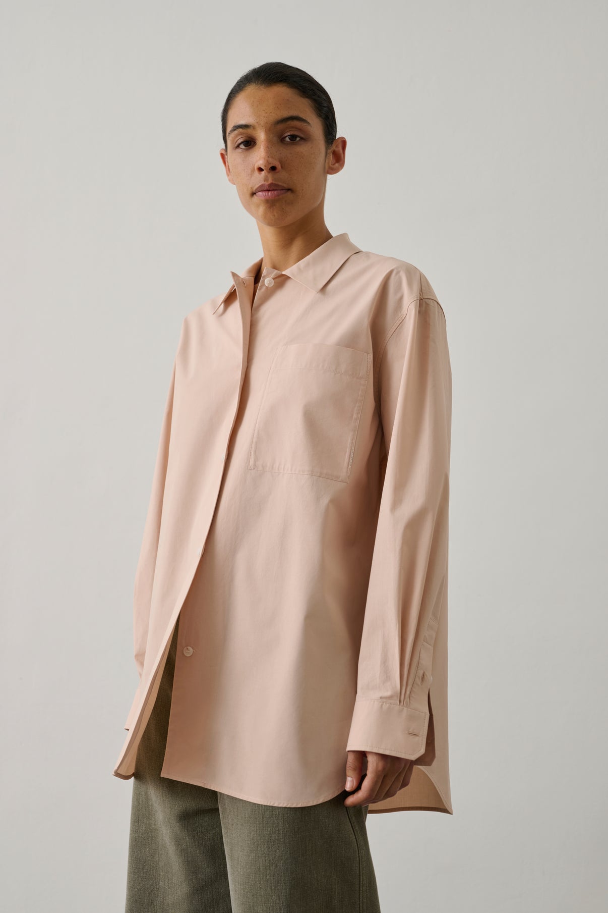 Itaque shirt - Rose Blush - Cotton - Women vue 3