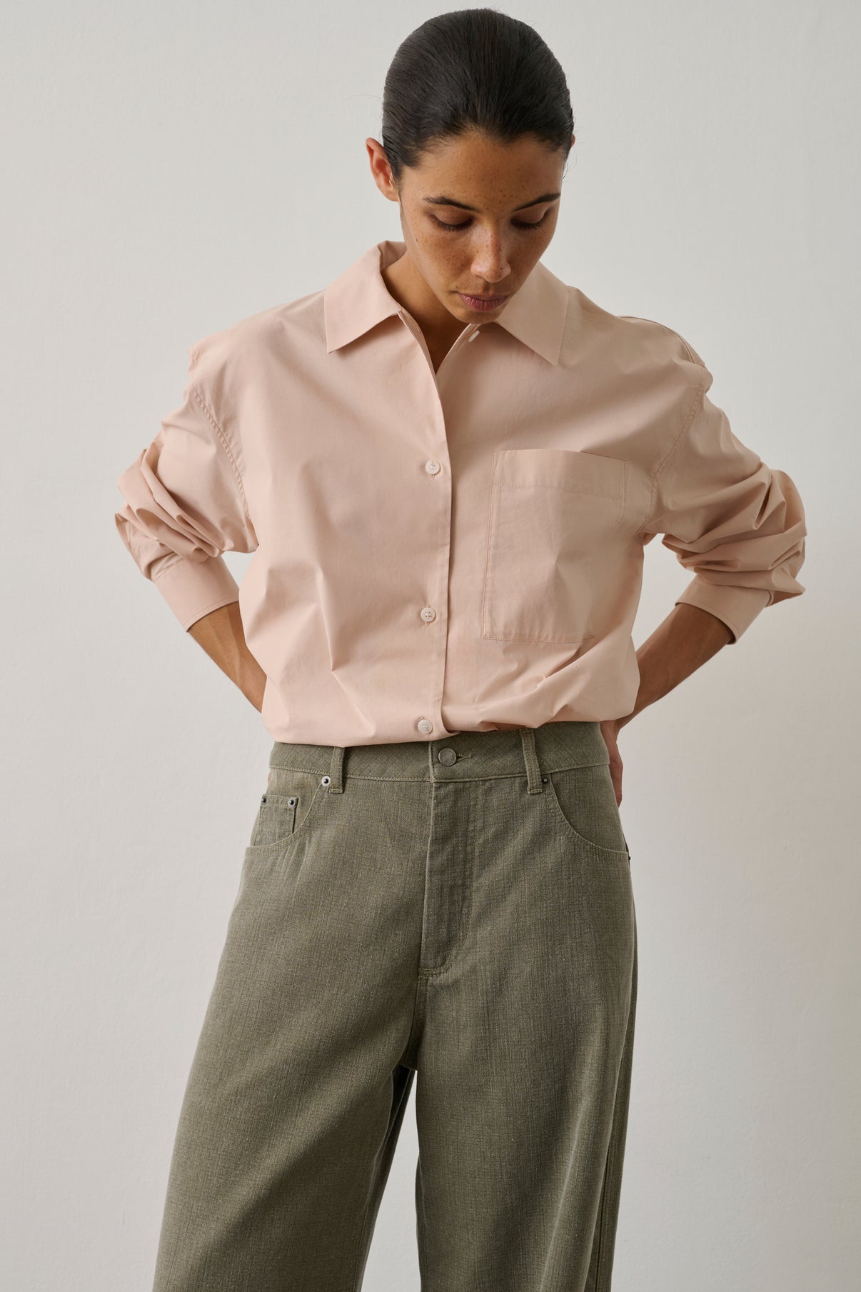 Itaque shirt - Rose Blush - Cotton - Women vue 1
