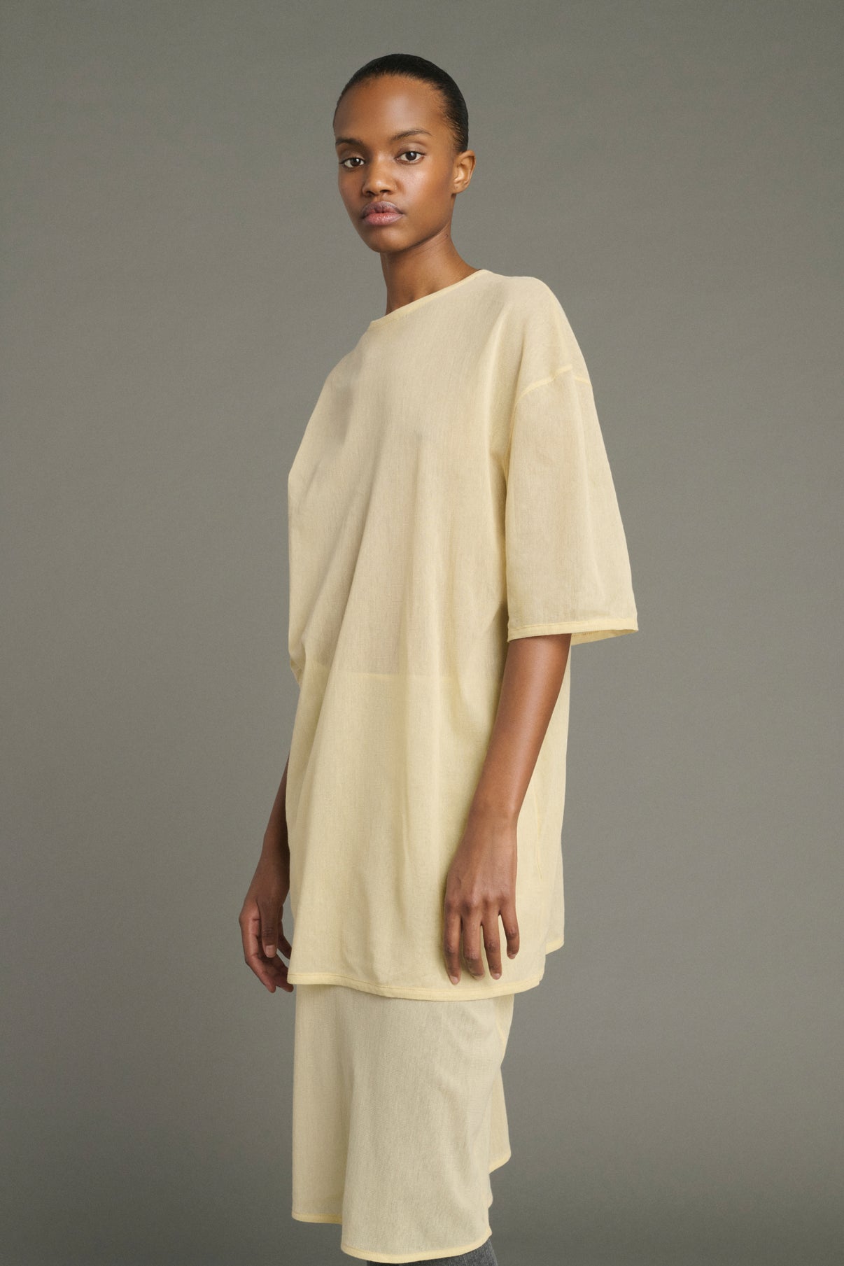 T-shirt Joly - Butter - Cotton - Women vue 3