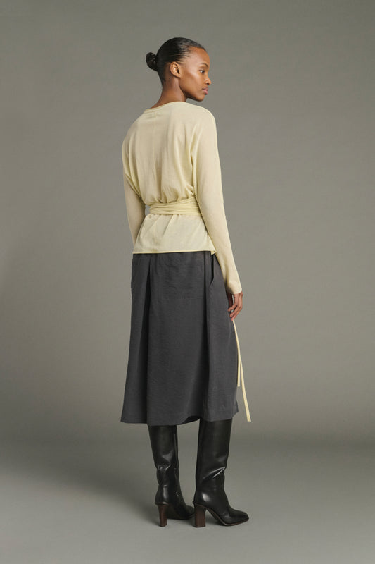 T-shirt Luth - Pale Yellow - Cotton - Women