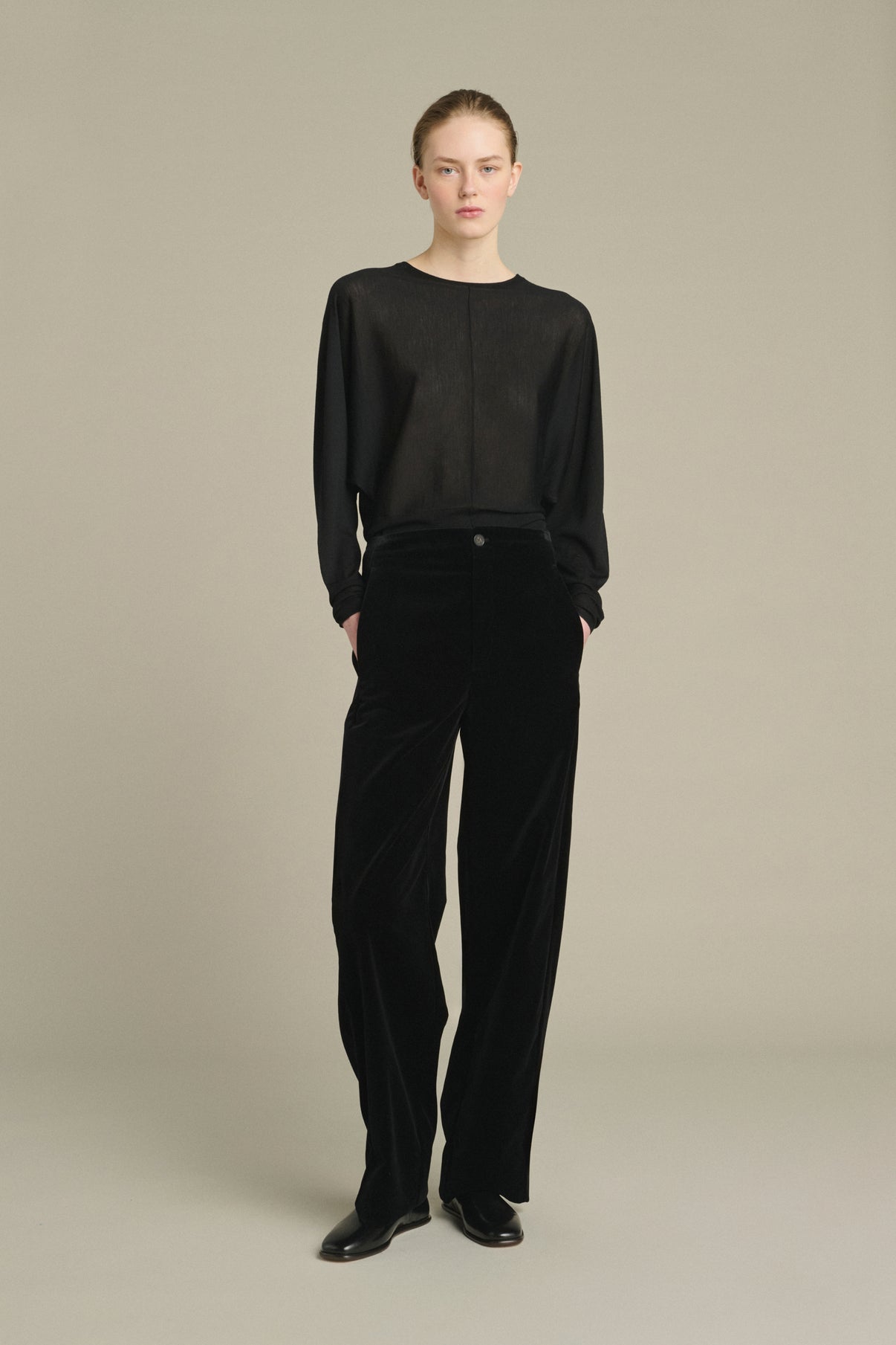 Celestin Trousers - Black - Cotton - Women vue 1