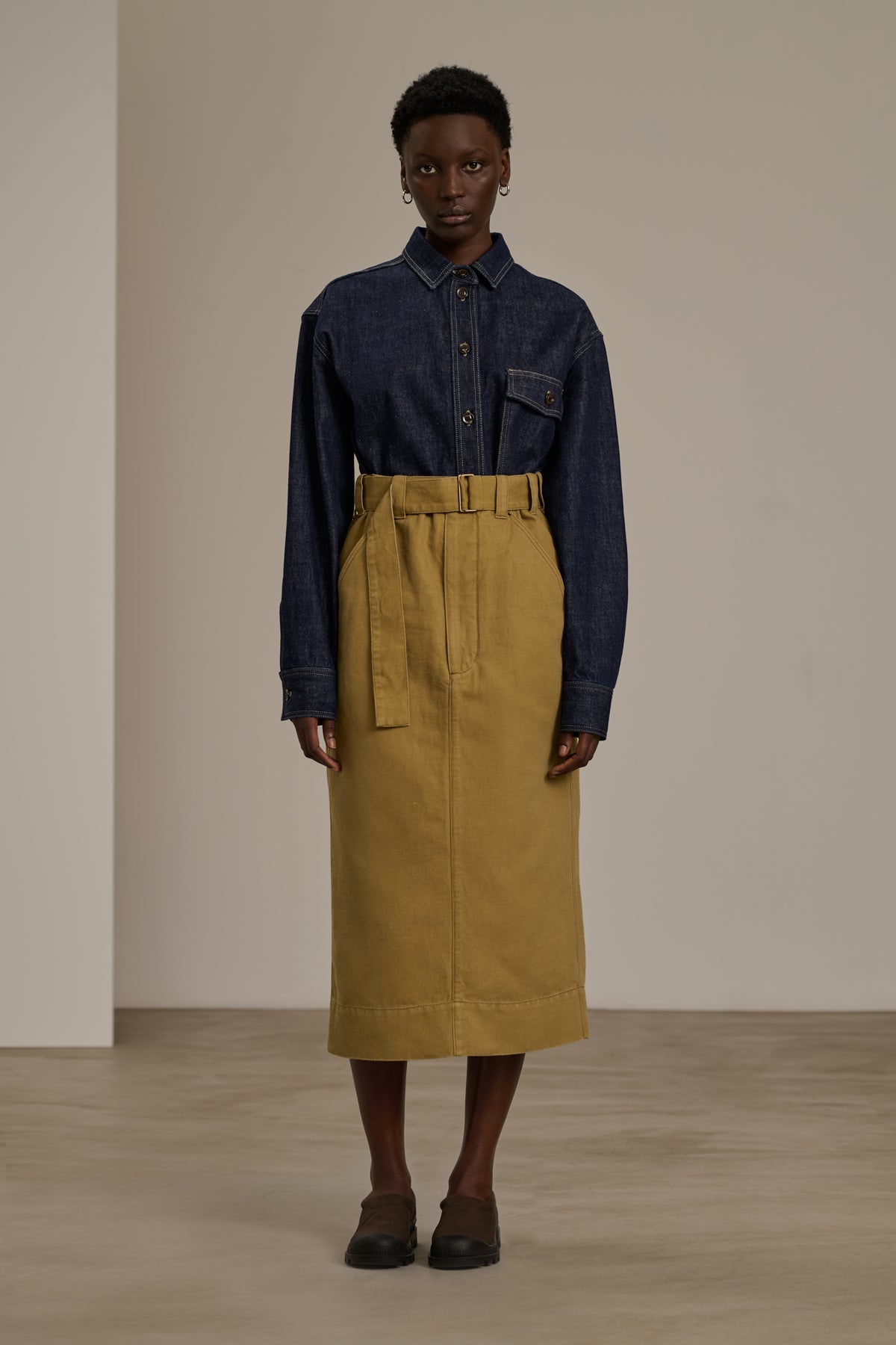 Clara skirt - Beige - Cotton - Women