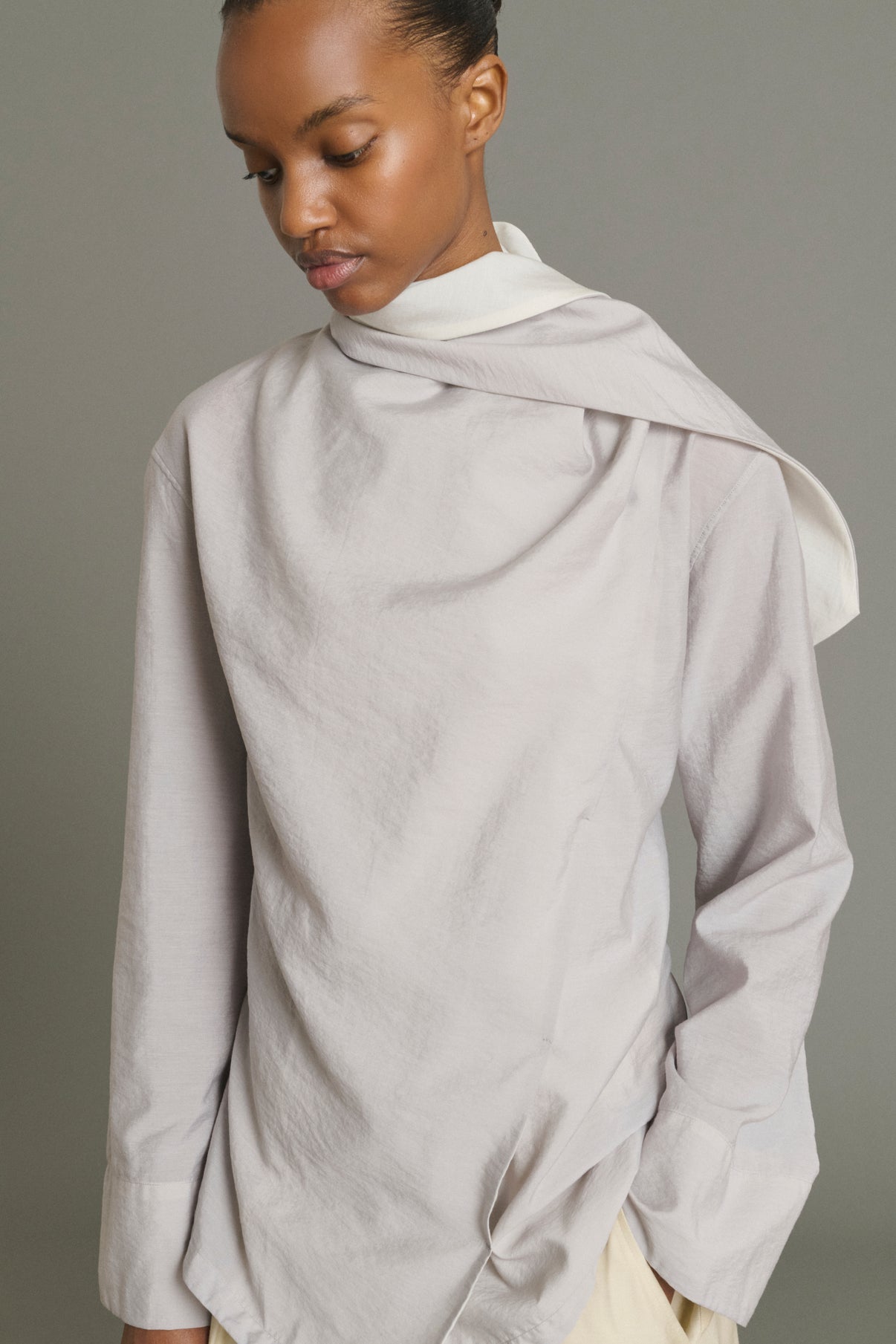 Blouse Leonore - Parma Grey - Women vue 3