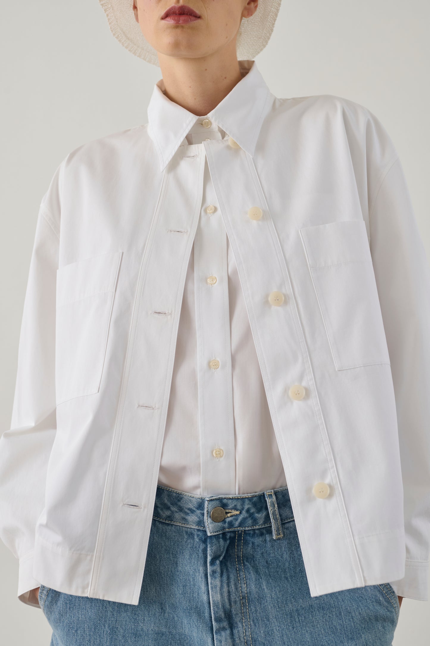 Chemise Hortense - Blanc - Coton - Femme