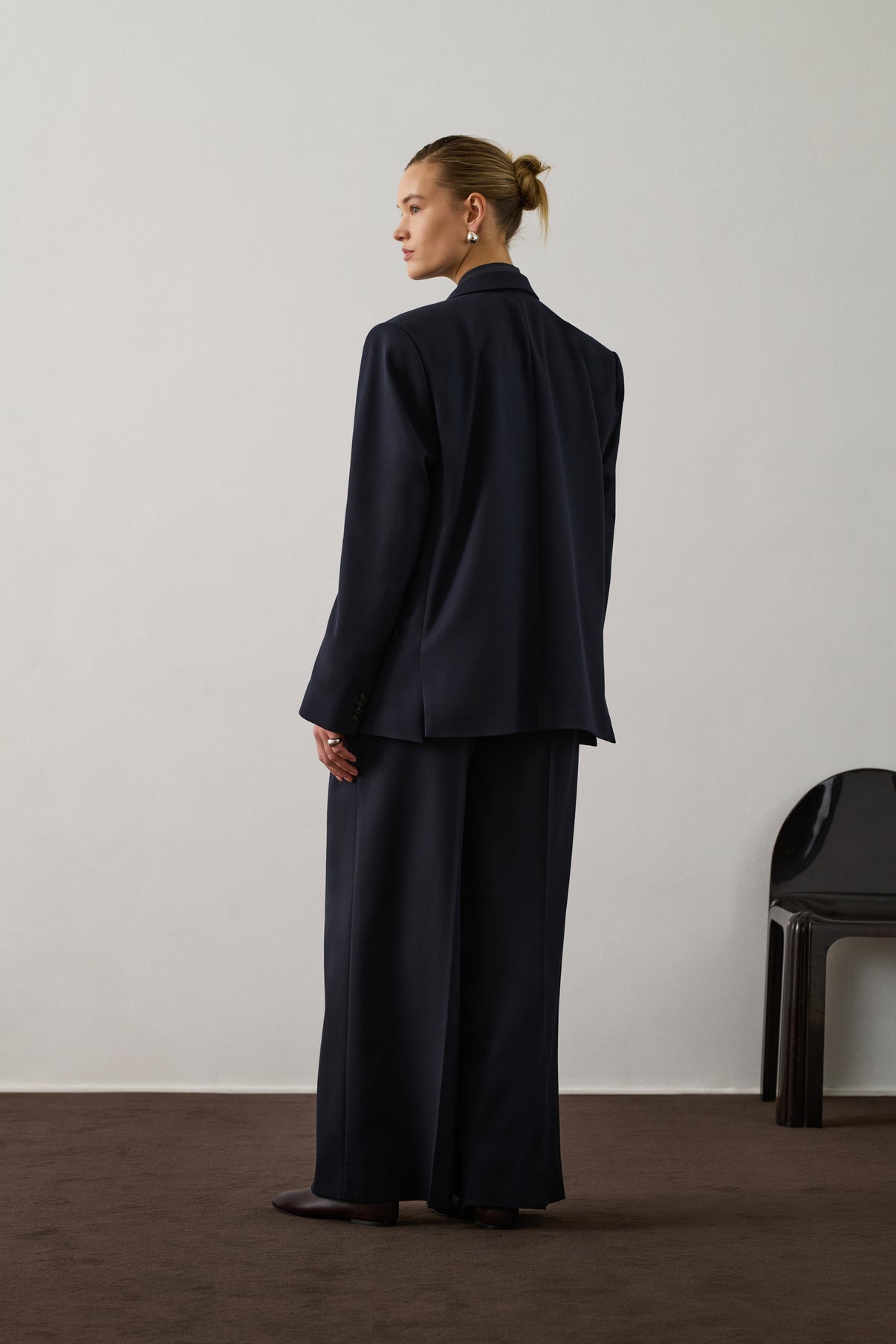 Pantalon Frejus - Bleu Nuit - Laine - Femme vue 6