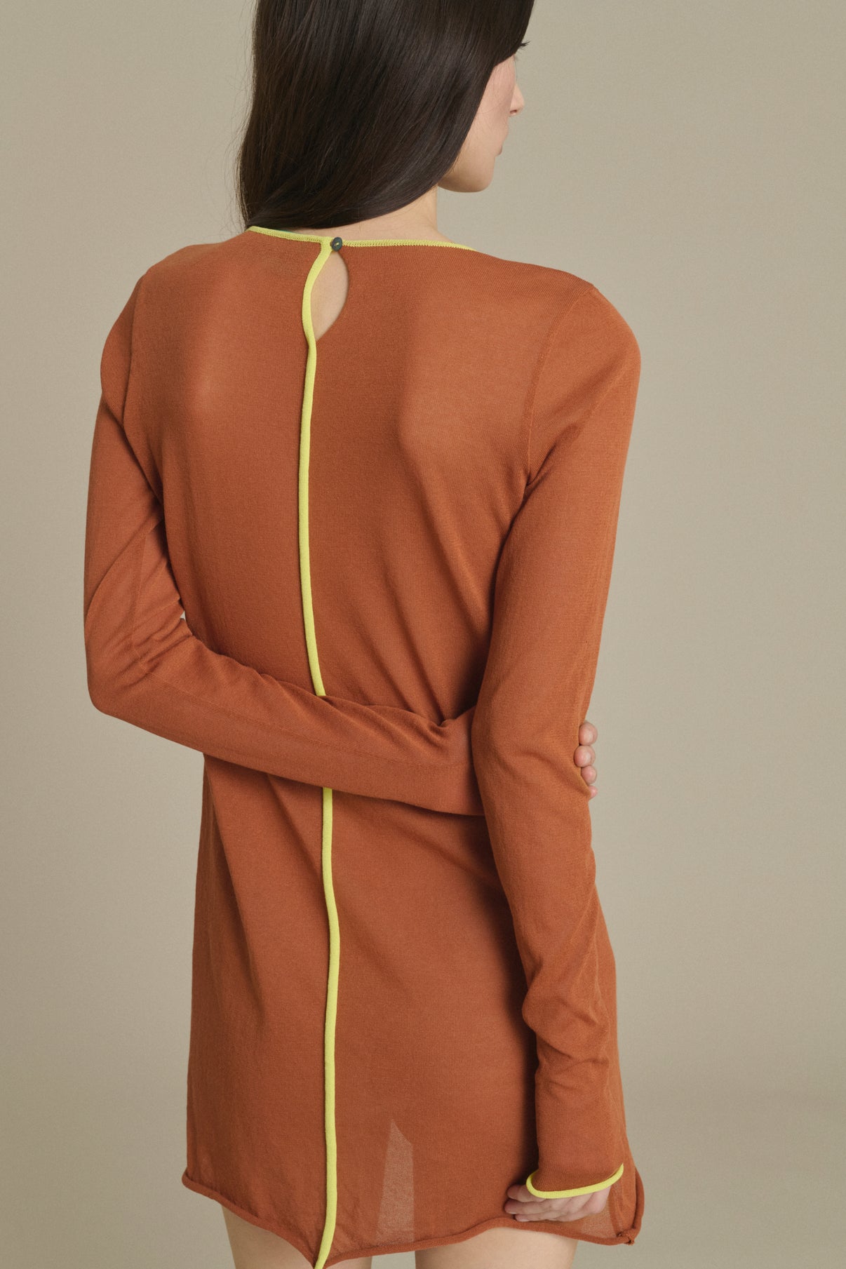 Robe Irene mini caramel en maille Soeur & TL180 - Soeur vue 4