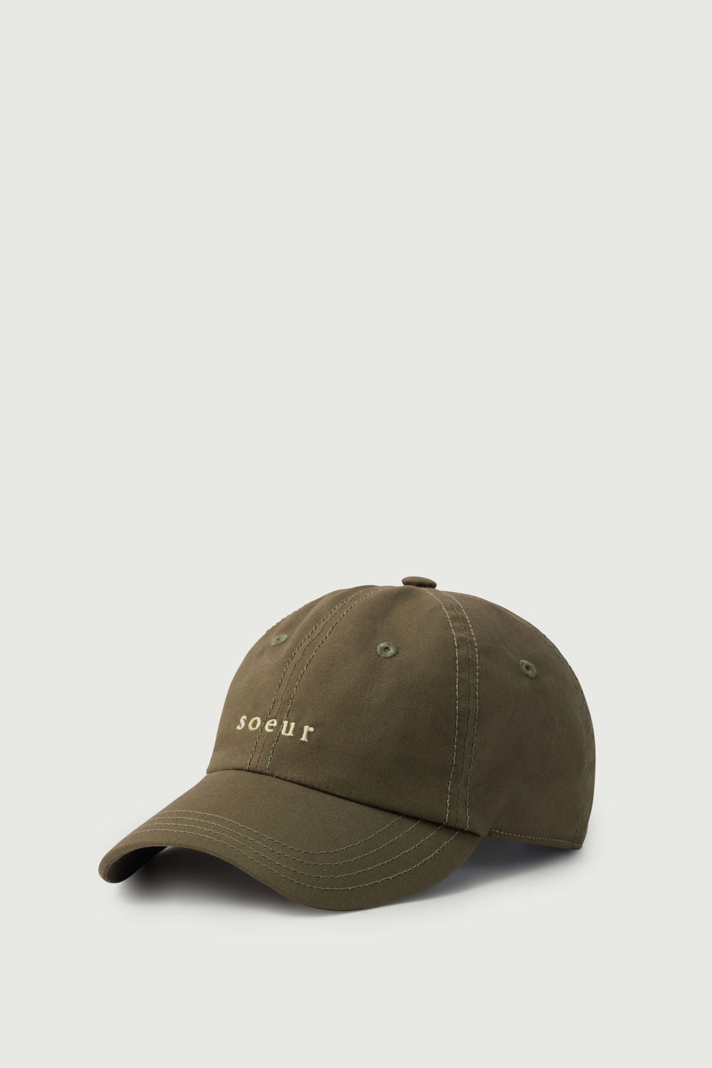 Casquette Hector - Kaki - Coton - Femme vue 2