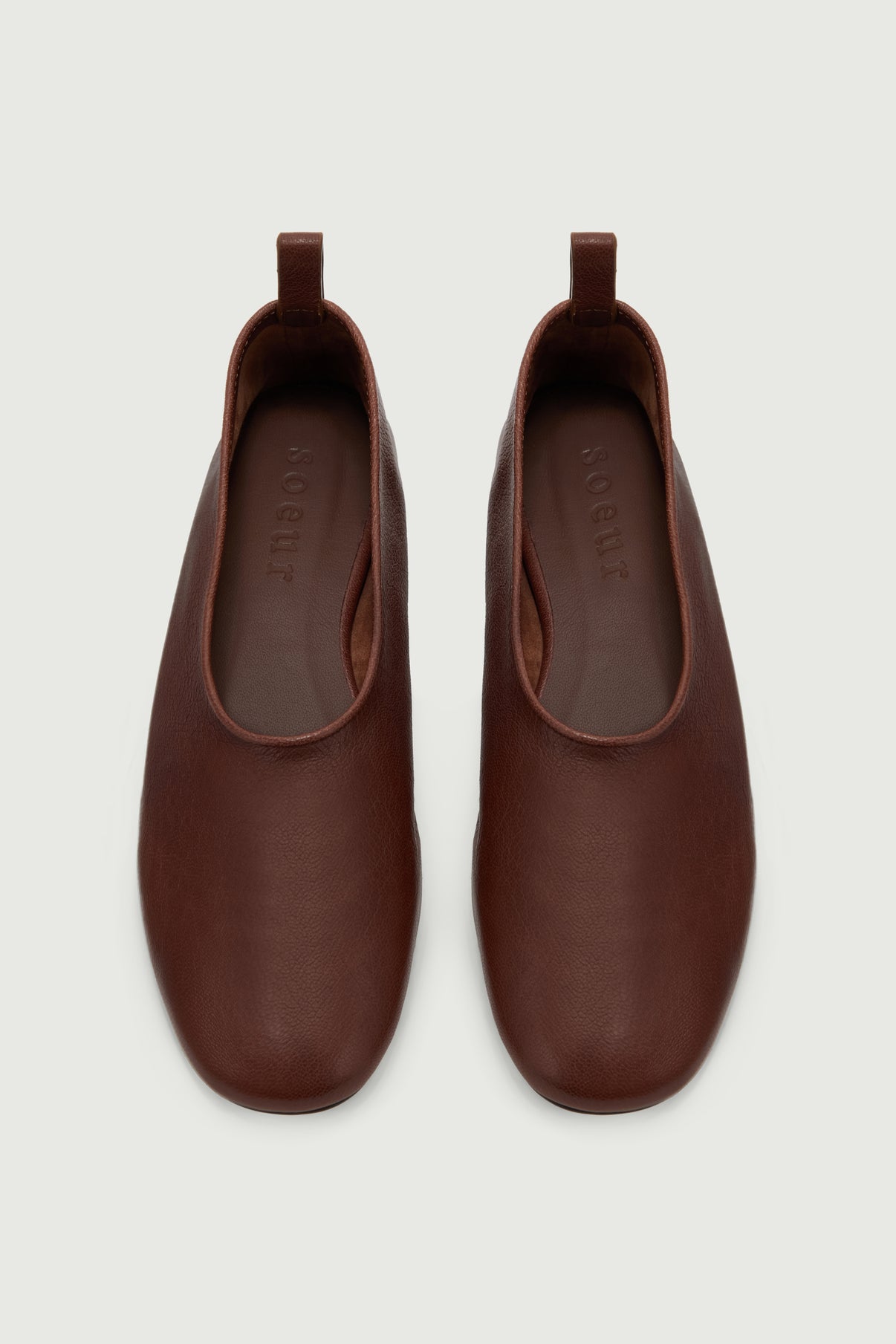Bala ballerinas - Cognac - Leather - Women vue 3